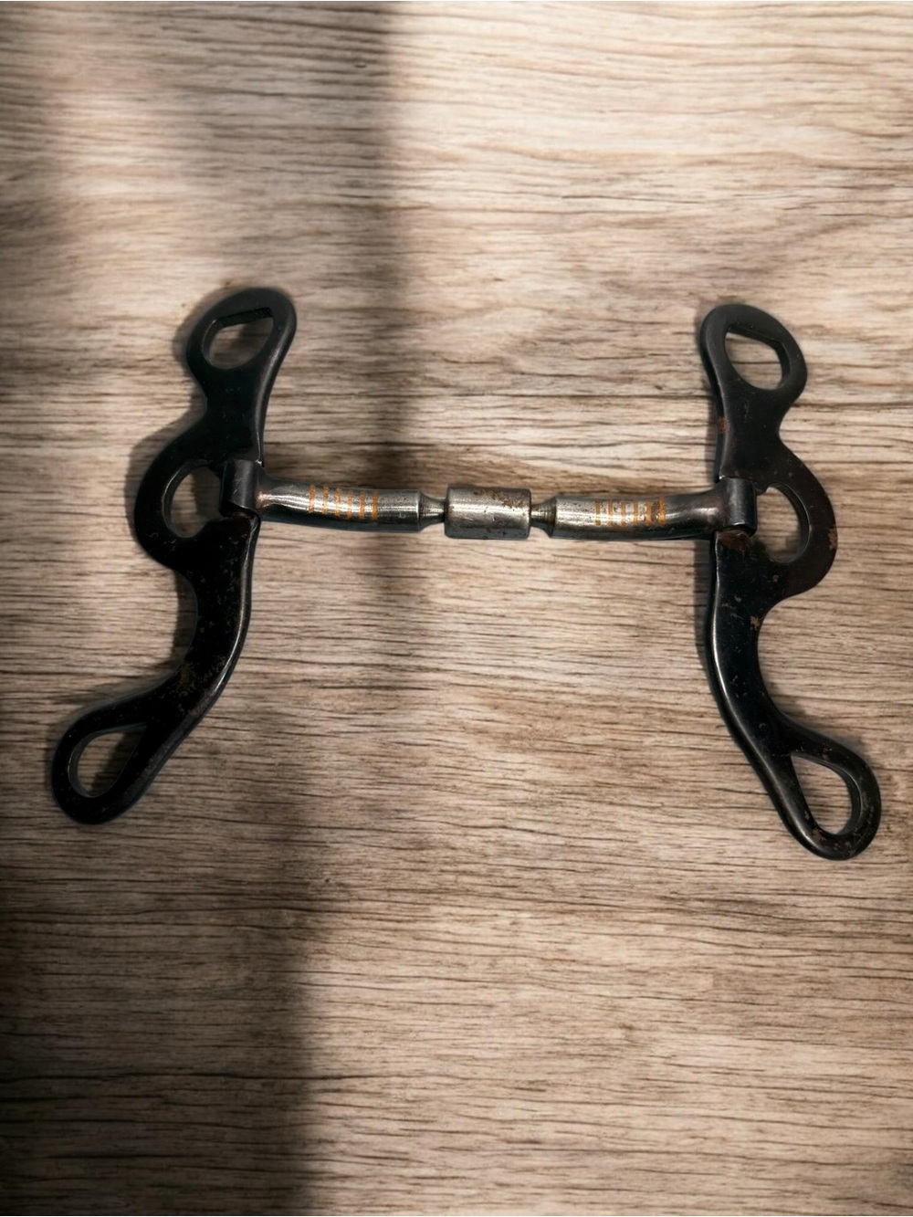 Argentine Style Iron Bit Copper Inlay 5” Bit, 3.5” Shank